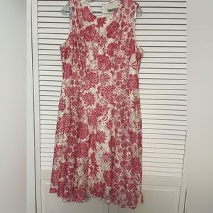 Danny & Nicole pink lace dress - 18 - like new!